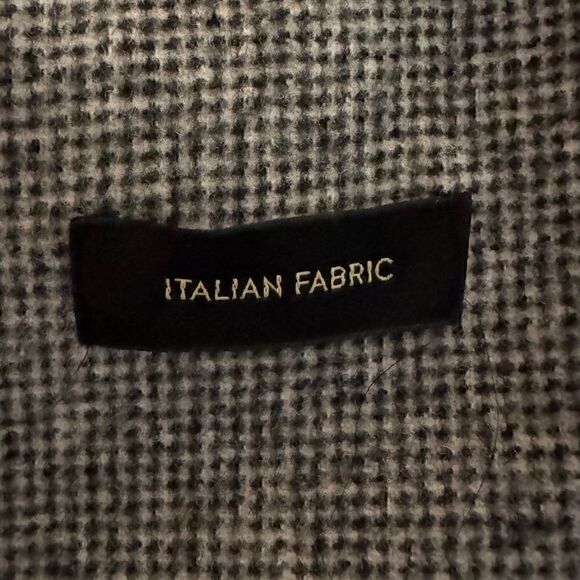 Massimo Dutti Black and White Double Breasted Blazer Size 10 - Picture 5 of 11